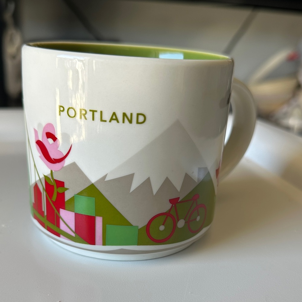 Starbucks Portland Mug with Vibrant Design